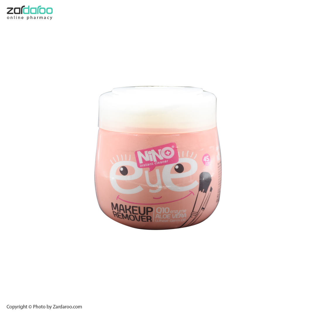 دستمال مرطوب پاک کننده آرایش دور چشم نینو Nino 4 نینو