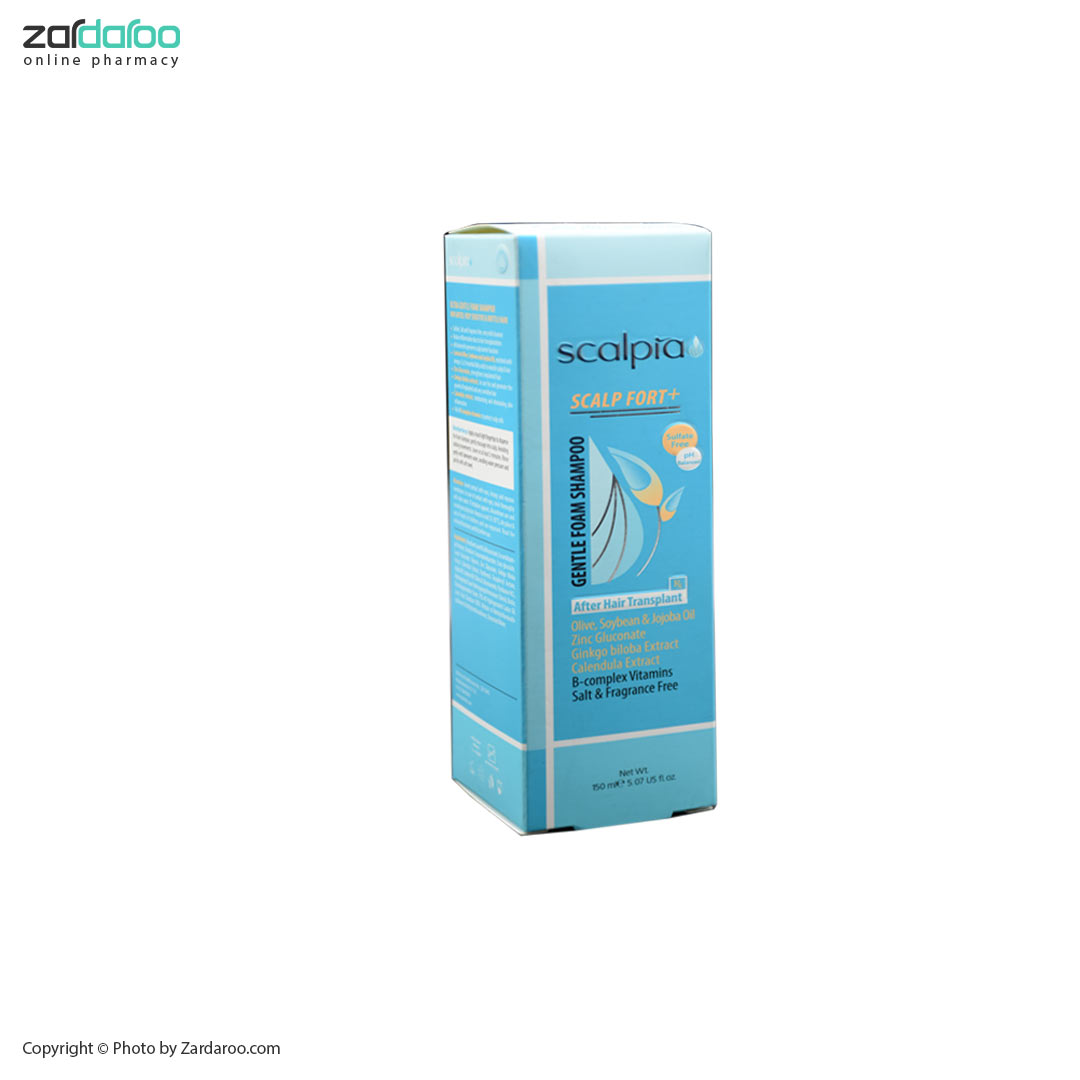 شامپو فوم مناسب موهای بسیار حساس و شکننده (تازه کاشته شده) اسکالپیا Scalpia 4 اسکالپیا