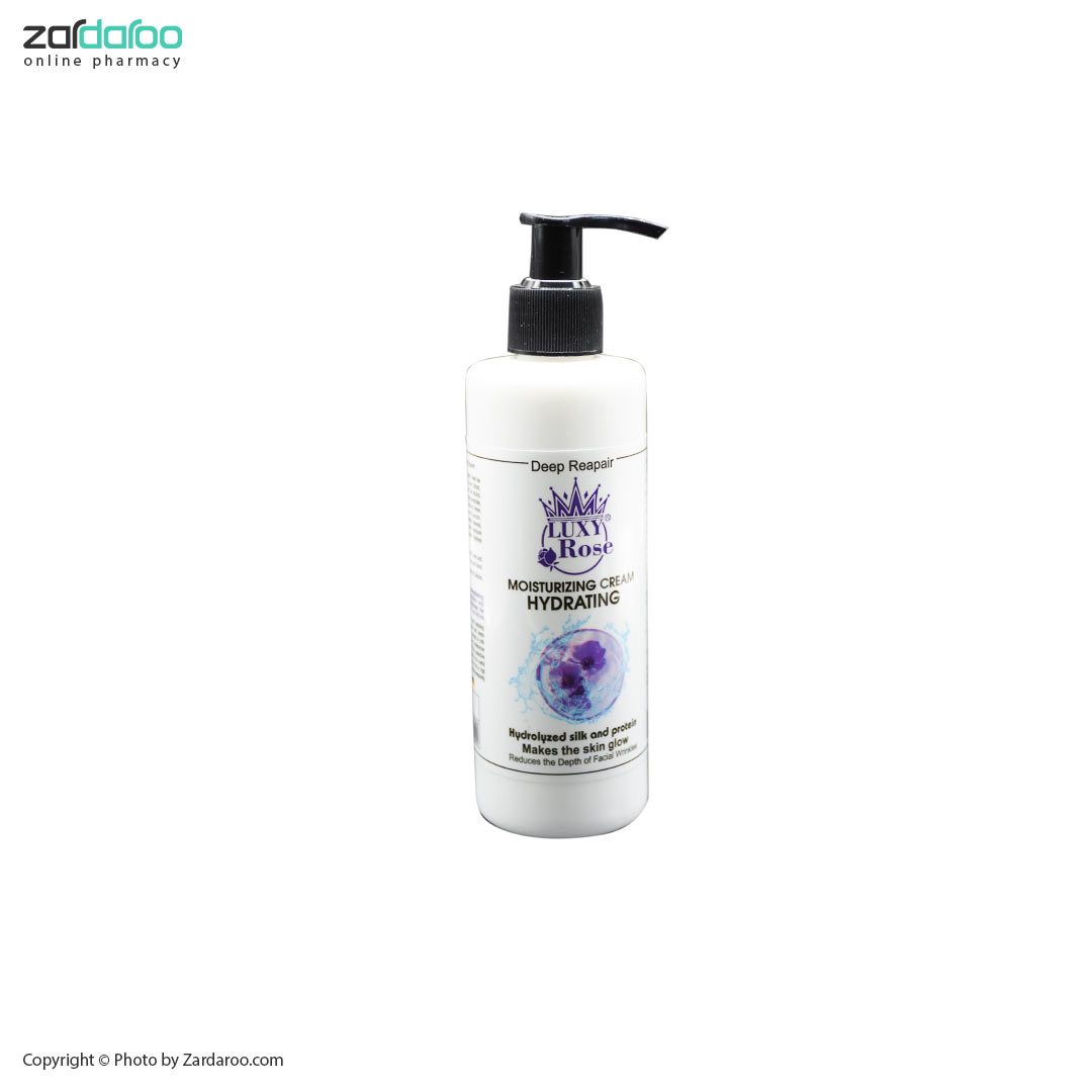 کرم آبرسان صورت و دست حاوی پروتئین هیدرولیز شده ابریشم لوکسی رز Luxy Rose 4 کرم آبرسان صورت و دست حاوی پروتئین هیدرولیز شده ابریشم لوکسی رز Luxy Rose