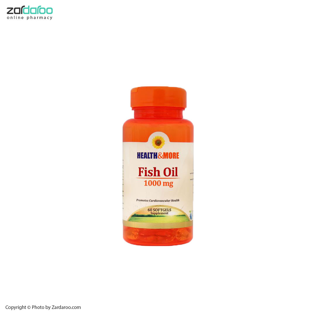 کپسول روغن ماهی 1000 میلی گرم هلث اند مور Health And More 4 کپسول روغن ماهی 1000 میلی گرم هلث اند مور Health And More
