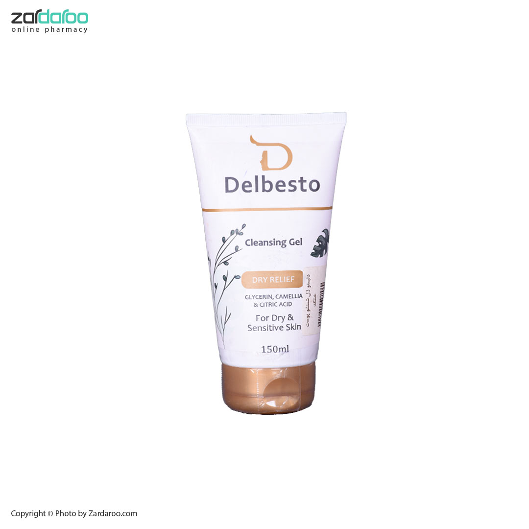 ژل شستشو پوست مختلط تا خشک دلبستو Delbesto 4 دلبستو