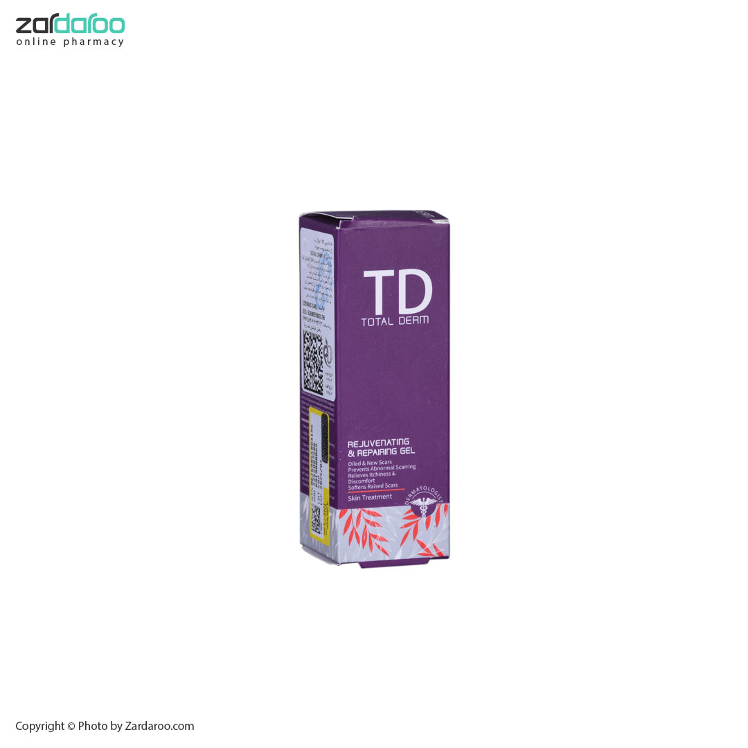 ژل ترمیم کننده پوست صورت توتال درم Total Derm 4 ژل ترمیم کننده پوست صورت توتال درم Total Derm