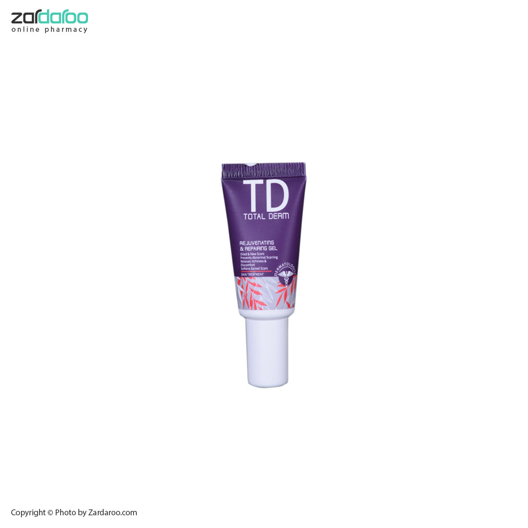 ژل ترمیم کننده پوست صورت توتال درم Total Derm 5 ژل ترمیم کننده پوست صورت توتال درم Total Derm - تصویر 2