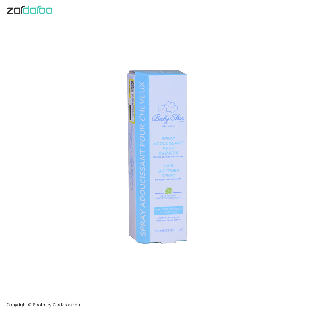 4355 اسپری گره بازکن و نرم کننده مو کودک بیبی اسکین Baby Skin
