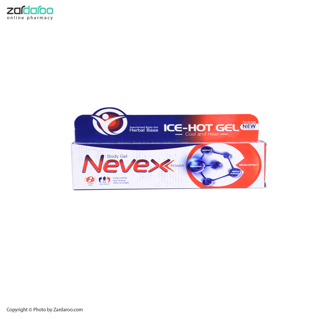 کرم ژل سرد و گرم ماساژ نوکس Nevex 4 کرم ژل سرد و گرم ماساژ نوکس Nevex