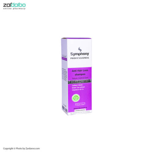 4756 شامپو ضد ریزش مو و ویتامیته مدل Anti Hair Loss سیمفونی Symphony