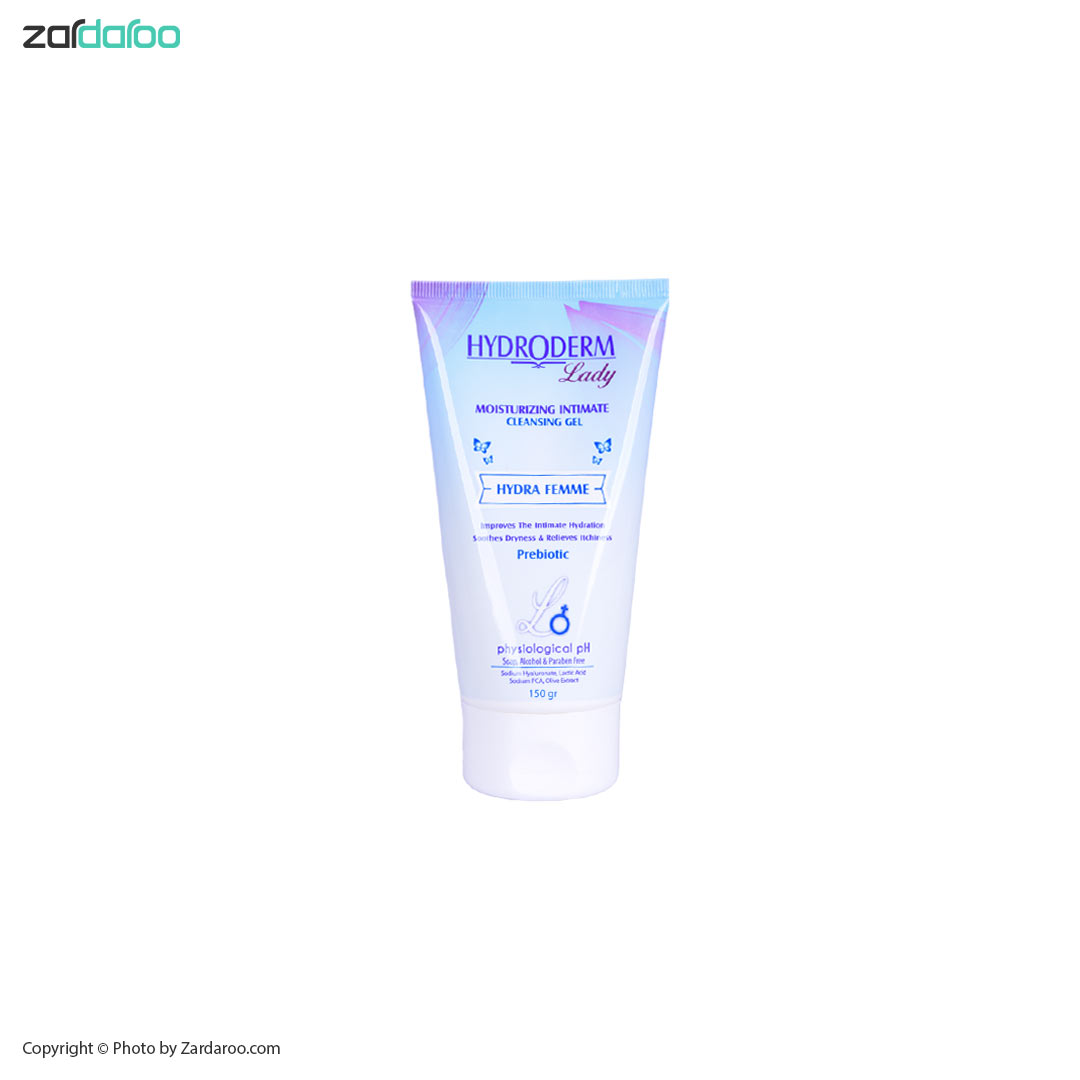 ژل بهداشتی ژنیتال مرطوب کننده بانوان هیدرافم هیدرودرم Hydroderm 5 ژل بهداشتی ژنیتال مرطوب کننده بانوان هیدرافم هیدرودرم Hydroderm - Image 2