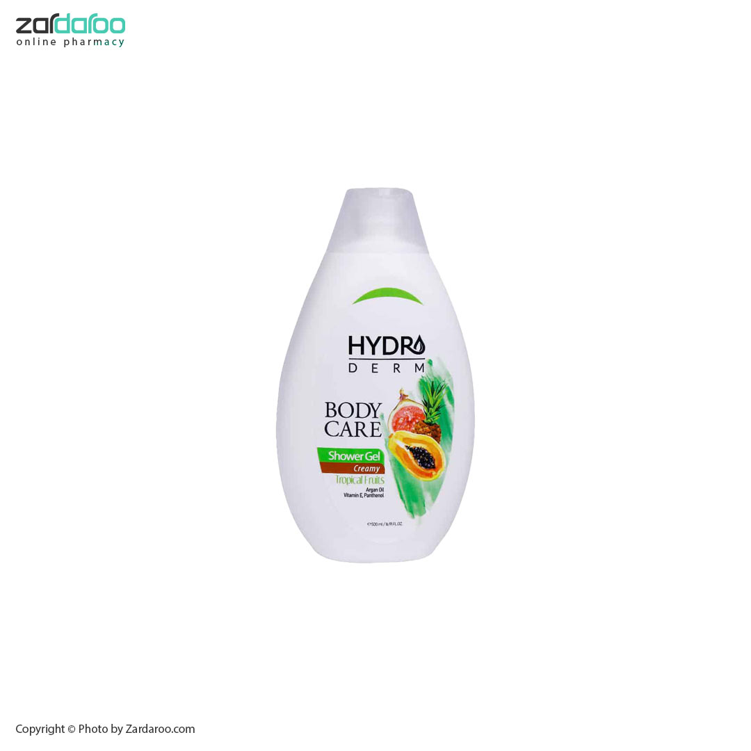 شامپو بدن کرمی مدل میوه های استوایی هیدرودرم Hydroderm 4 شامپو بدن کرمی مدل میوه های استوایی هیدرودرم Hydroderm
