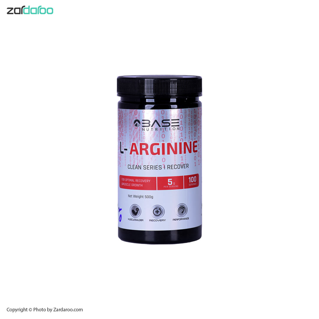 پودر ال آرژینین 500 گرم بیس نوتریشن Base Nutrition 4 پودر ال آرژینین 500 گرم بیس نوتریشن Base Nutrition