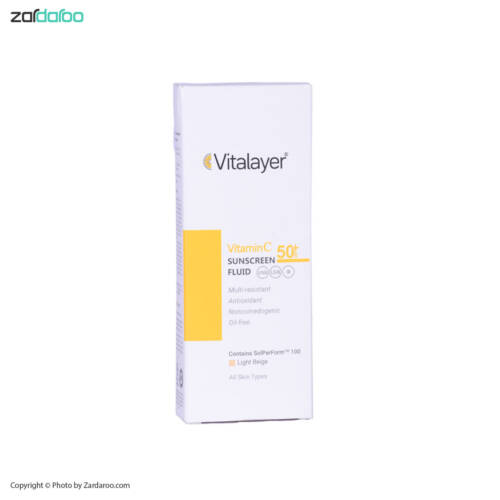 ویتالایر جعبه فلوئید ضد آفتاب ویتامین سی ویتالیر Vitalayer
