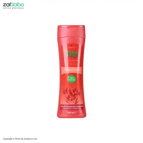 شامپو تثبیت کننده رنگ مو زعفران آردن هرباسنس Ardene herba sense