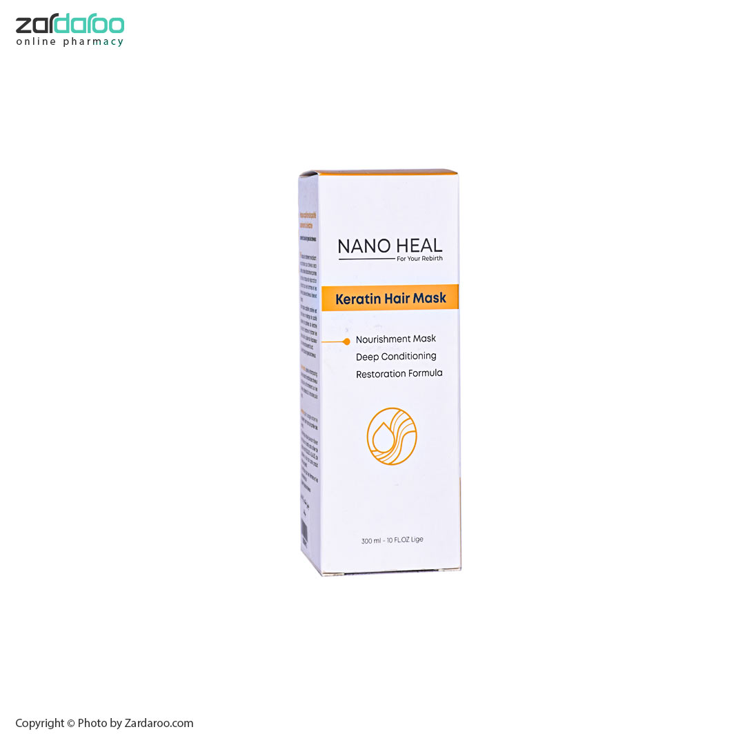ماسک مو کراتینه با آبکشی فاقد سولفات نانوهیل Nano Heal 4 ماسک مو کراتینه با آبکشی فاقد سولفات نانوهیل Nano Heal