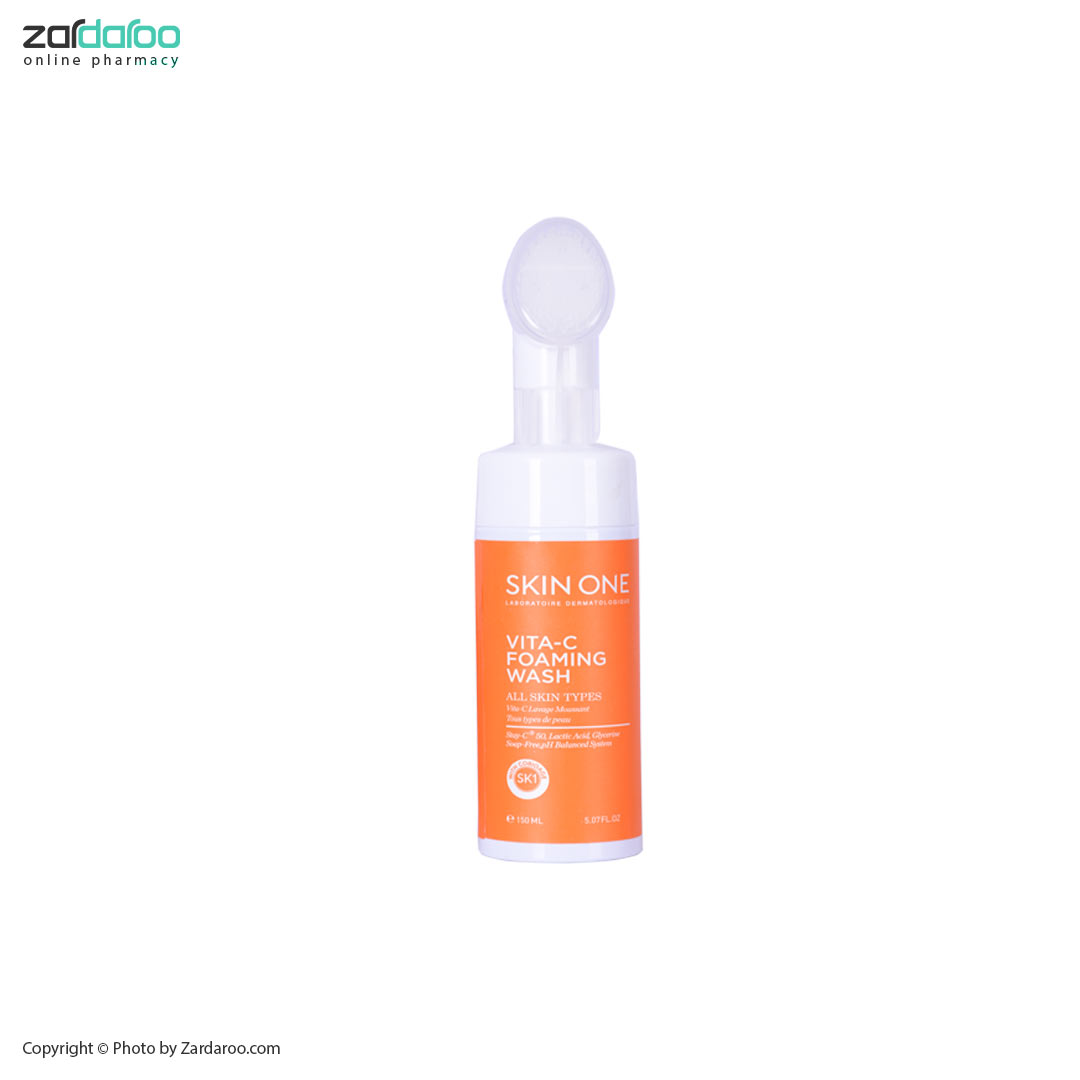 فوم شوینده ویتامین سی اسکین وان Skin One 4 فوم شوینده ویتامین سی اسکین وان Skin One