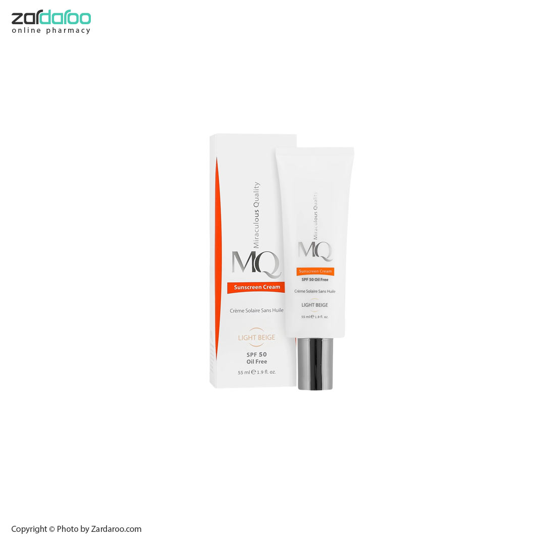 کرم ضد آفتاب فاقد چربی SPF50 ام کیو MQ 5 کرم ضد آفتاب فاقد چربی SPF50 ام کیو MQ