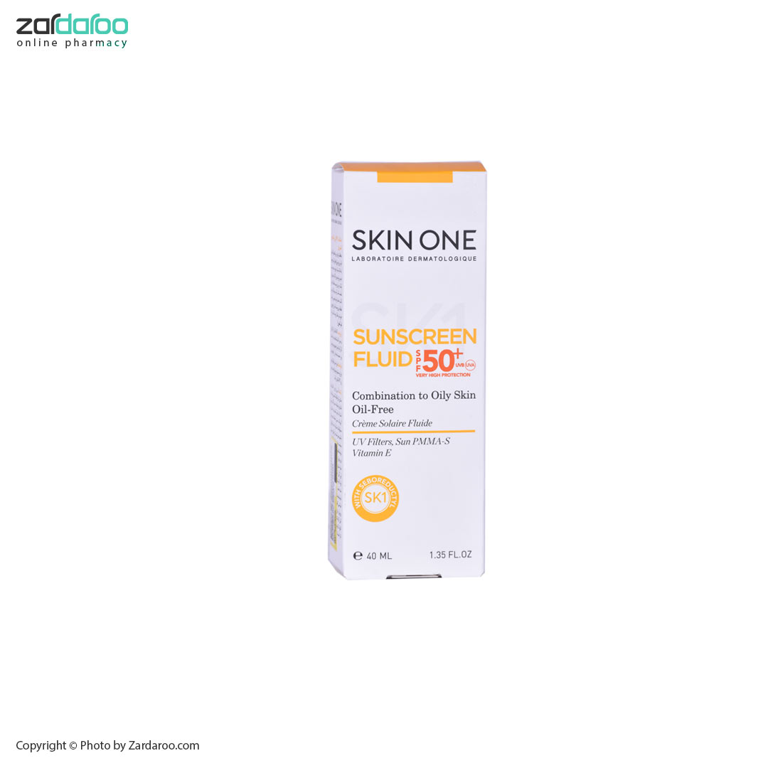 فلوئید ضد آفتاب بی رنگ پوست چرب اسکین وان Skin One 4 فلوئید ضد آفتاب بی رنگ پوست چرب اسکین وان Skin One