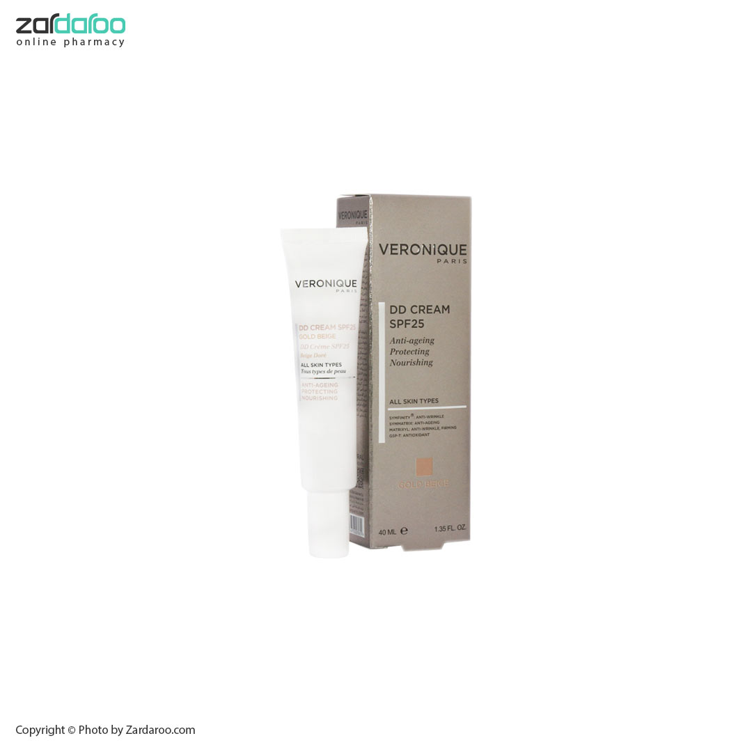 دی دی کرم SPF25 بژ طلایی ورونیک VERONIQUE 4 دی دی کرم SPF25 بژ طلایی ورونیک VERONIQUE