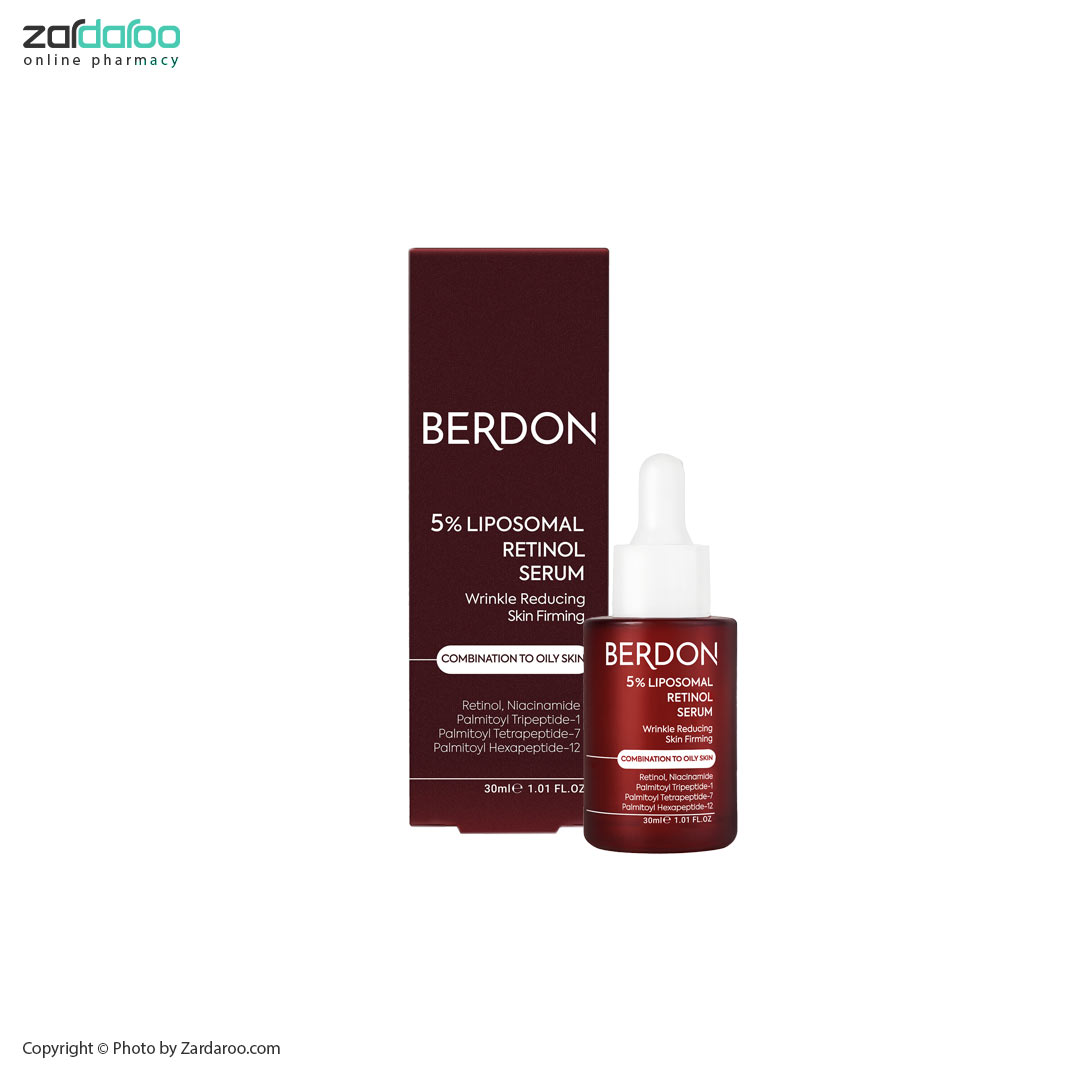 سرم رتینول لیپوزومال 5% بردون Berdon 7 سرم رتینول لیپوزومال 5% بردون Berdon