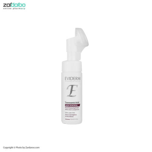 ترانگزامیک اسید فوم شستشوی صورت ضدلک حاوی ترانگزامیک اسید اویدرم Eviderm