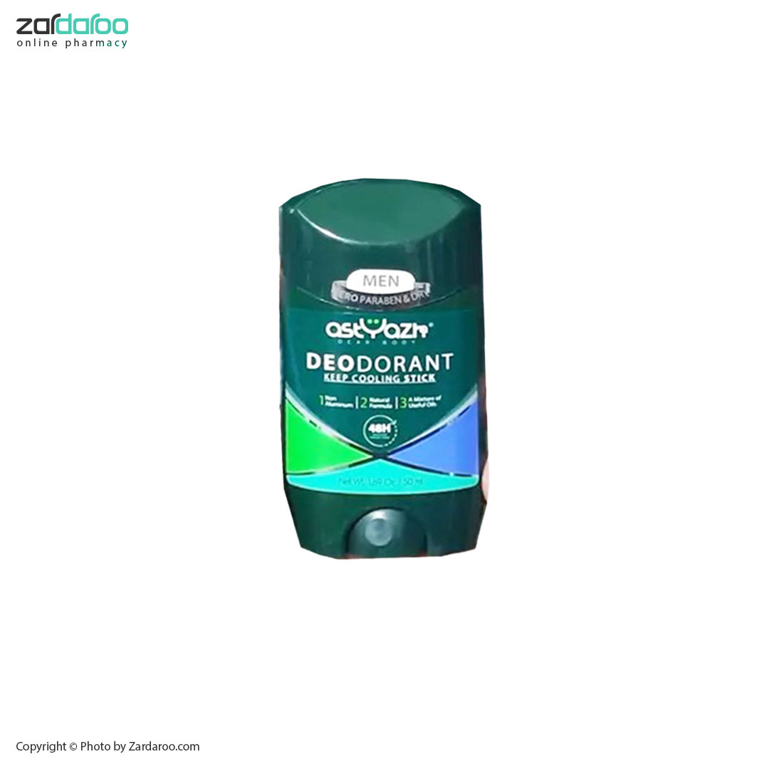 استیاژ 1 مام دئودورانت استیکی صابونی ضد تعریق مردانه مدل Keep Cooling آستیاژا Astyazha