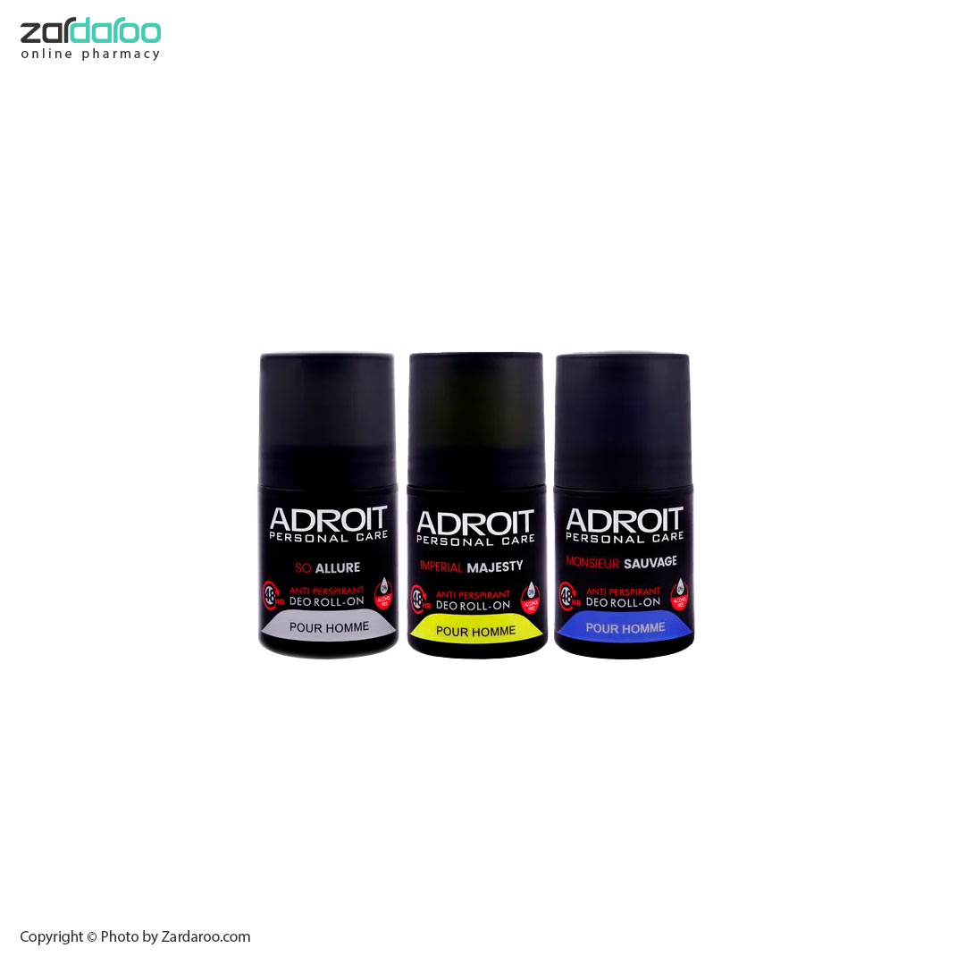 مام رول ضد تعریق مردانه آدرویت Adroit 4 مام رول ضد تعریق مردانه آدرویت Adroit