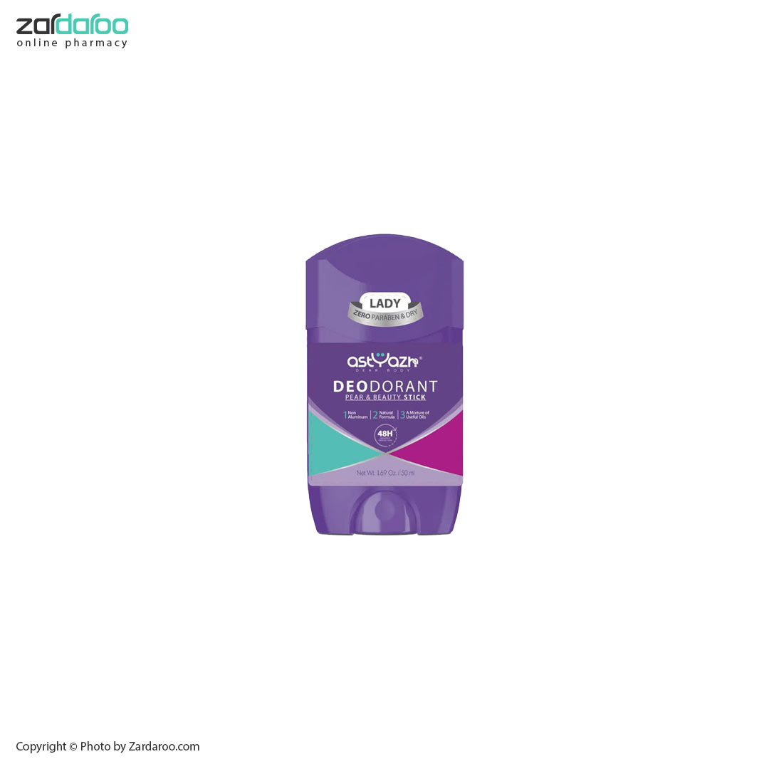 استیک دئودورانت زنانه مدل pear & beauty آستیاژا Astyazha 4 استیک دئودورانت زنانه مدل pear & beauty آستیاژا Astyazha