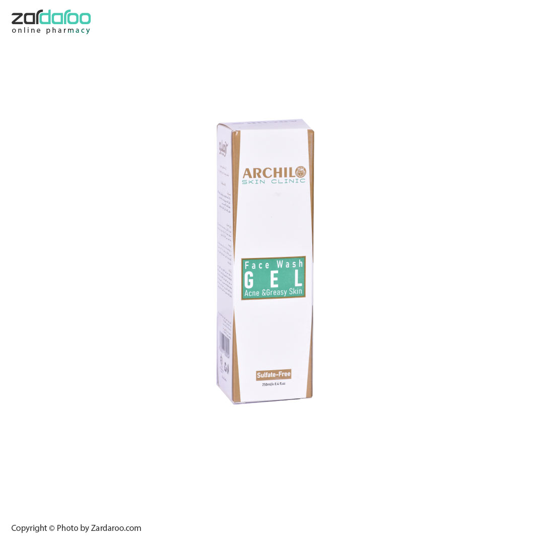 ژل شستشوی صورت مناسب پوست چرب و جوش دار آرچیلو Archilo 4 ژل شستشوی صورت مناسب پوست چرب و جوش دار آرچیلو Archilo