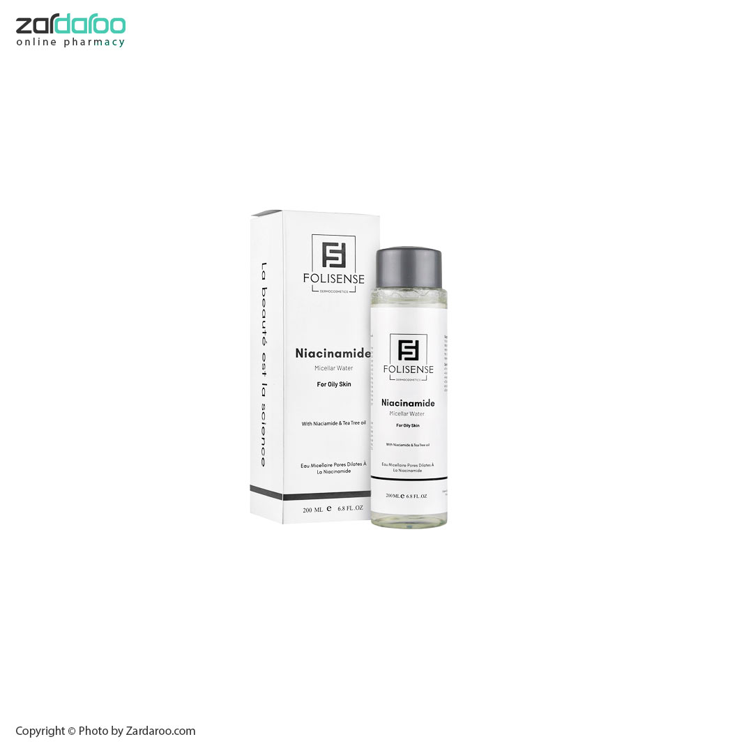 میسلار واتر نیاسینامید فولی سنس FOLISENSE 4 میسلار واتر نیاسینامید فولی سنس FOLISENSE
