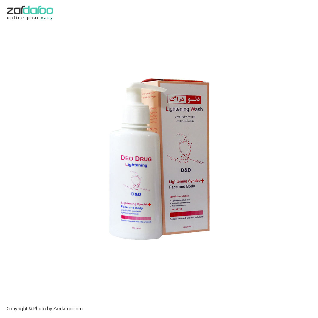مایع شوینده روشن کننده پوست صورت و بدن ال پی واش دئو دراگ Deo Drug 4 مایع شوینده روشن کننده پوست صورت و بدن ال پی واش دئو دراگ Deo Drug