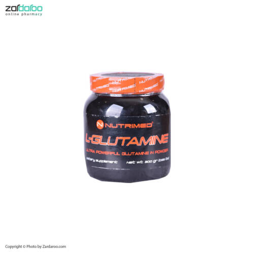 ال گلوتامین پودر300 گرمی ال گلوتامین نوتریمد Nutrimed