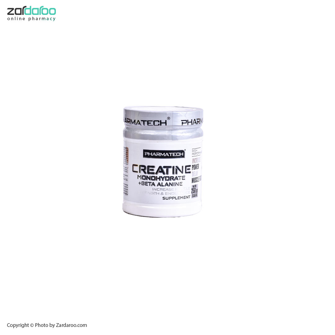 پودر کراتین 250 گرم مونوهیدرات و بتا آلانین فارماتک Pharmatech