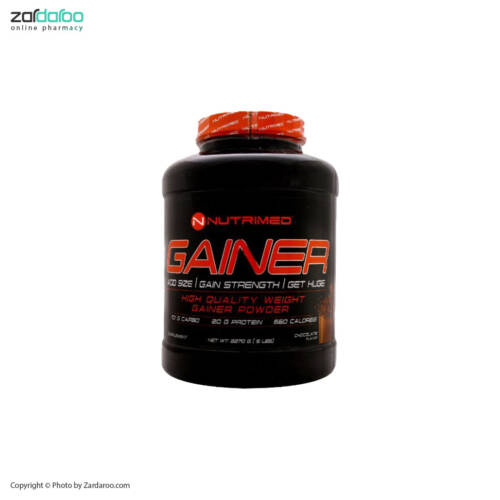 گینر شکلاتی پودر گینر 2270 گرمی شکلاتی نوتریمد Nutrimed