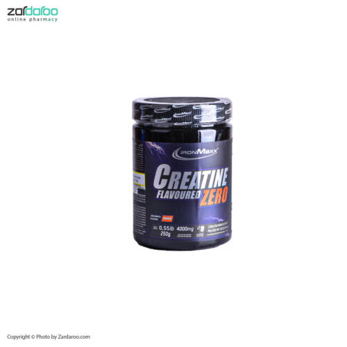 085 پودر کراتین زیرو 250 گرمی با طعم پرتغال آیرون مکس Iron Max
