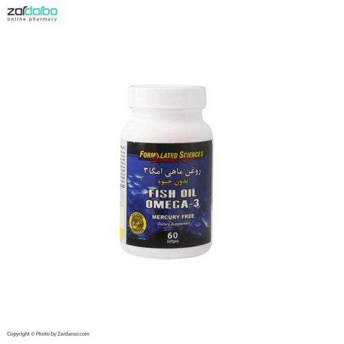 87 روغن ماهی امگا 3 بدون جیوه 60 عددی فرمولیتد ساینسز Formalated Sciences