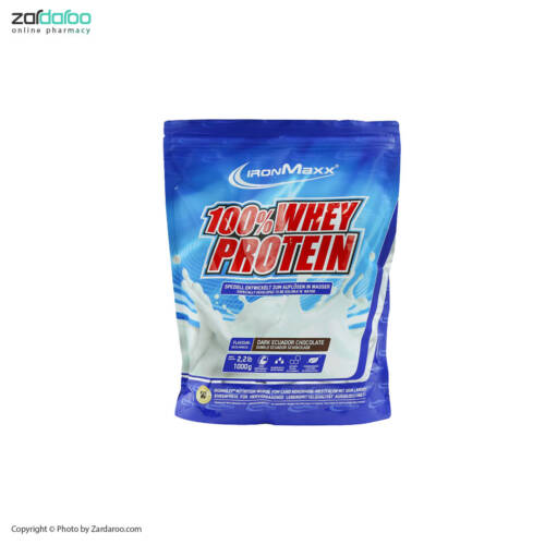 ایرون مکس پودر پروتئین وی 100 با طعم شکلات تلخ 1000 گرمی آیرون مکس Iron Max
