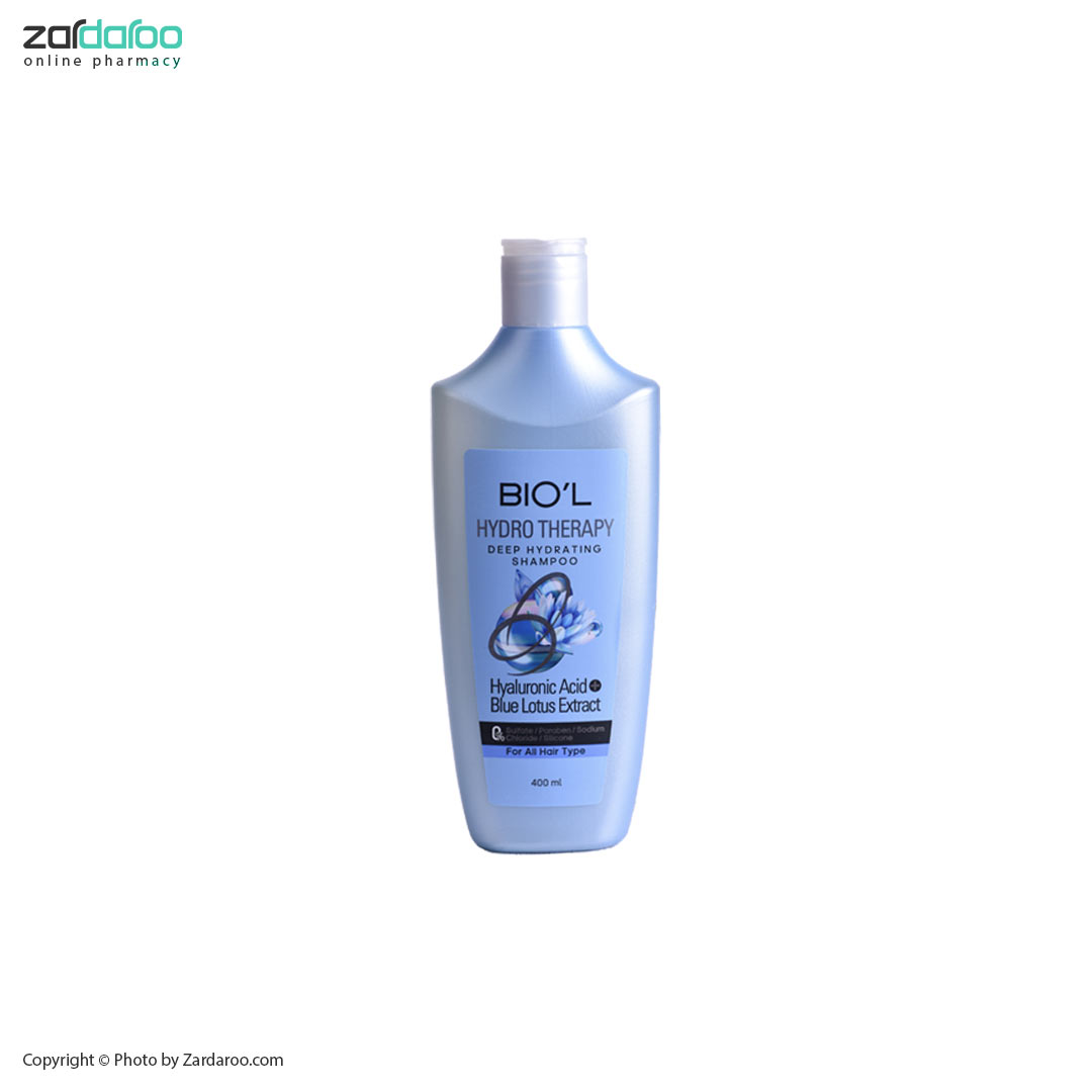 شامپو 400ml هیدروتراپی مناسب موهای خشک تا نرمال بیول Bio’l 4 شامپو 400ml هیدروتراپی مناسب موهای خشک تا نرمال بیول Bio’l