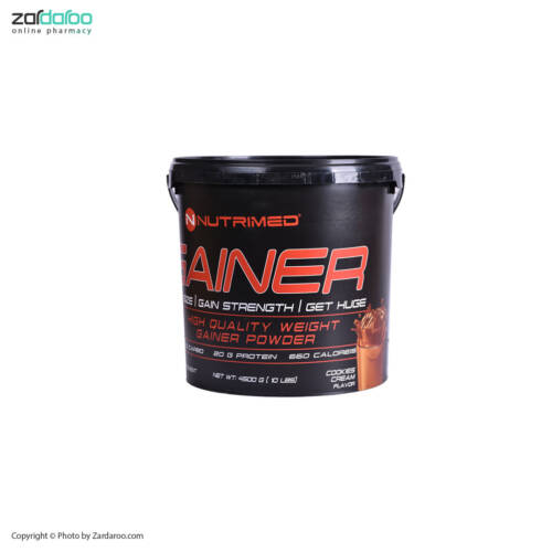 کوکی پودر گینر 4500 گرمی نوتریمد کوکی کرم Nutrimed