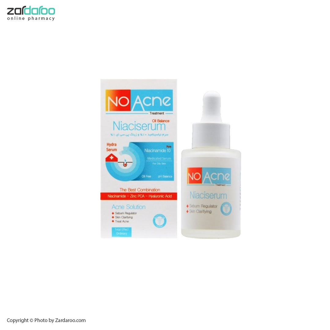 نواکنه 545 سرم نیاسینامید 10% و زینک پی سی ای 1% نو آکنه No Acne