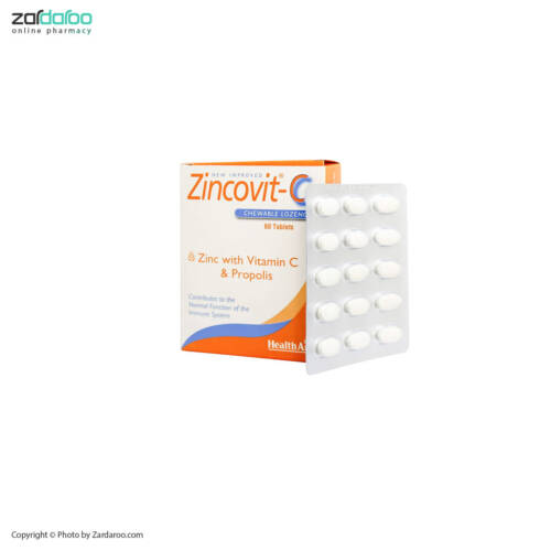 زینکویت قرص 60 عددی جویدنی زینکوویت ث هلث اید Health Aid