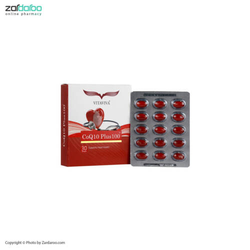کوکیوتن کپسول نرم ژلاتینی 30عددی کوکیوتن پلاس 100ویتاویوا Vitaviva