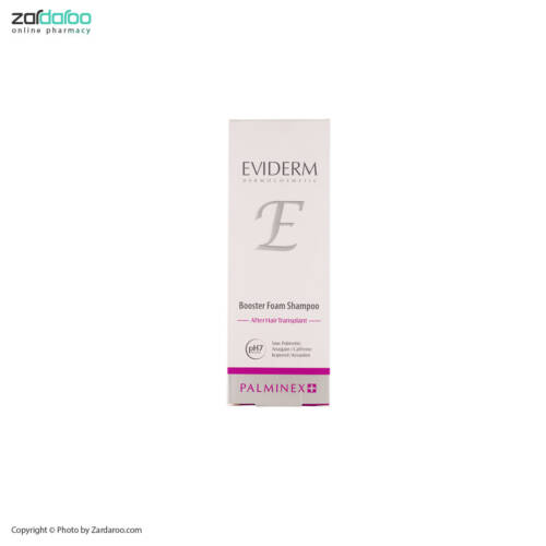 فوم شامپو فوم تقویت کننده پالمینکس مناسب پس از کاشت مو اویدرم Eviderm