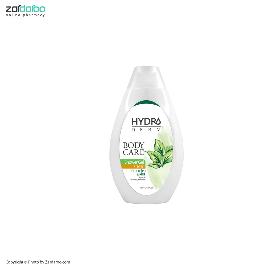 69 1 شامپو بدن کرمی با رایحه نعناع و چای سبز هیدرودرم Hydroderm