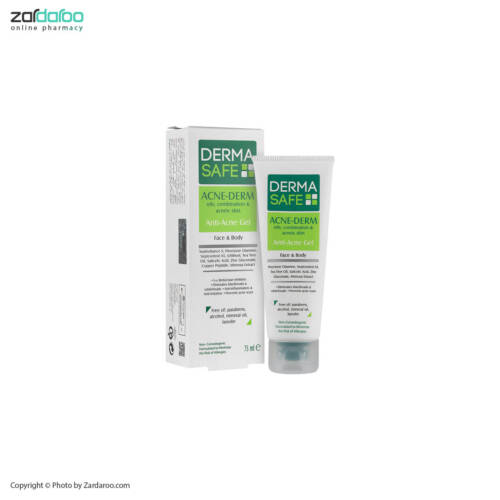 انتی آکنه درماسیف ژل ضد جوش صورت و بدن درماسیف Derma Safe