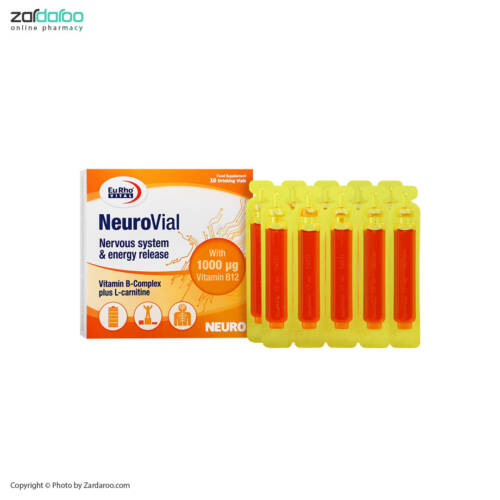 نوروویال ویال خوراکی 10 عددی نوروویال یوروویتال Eurovital