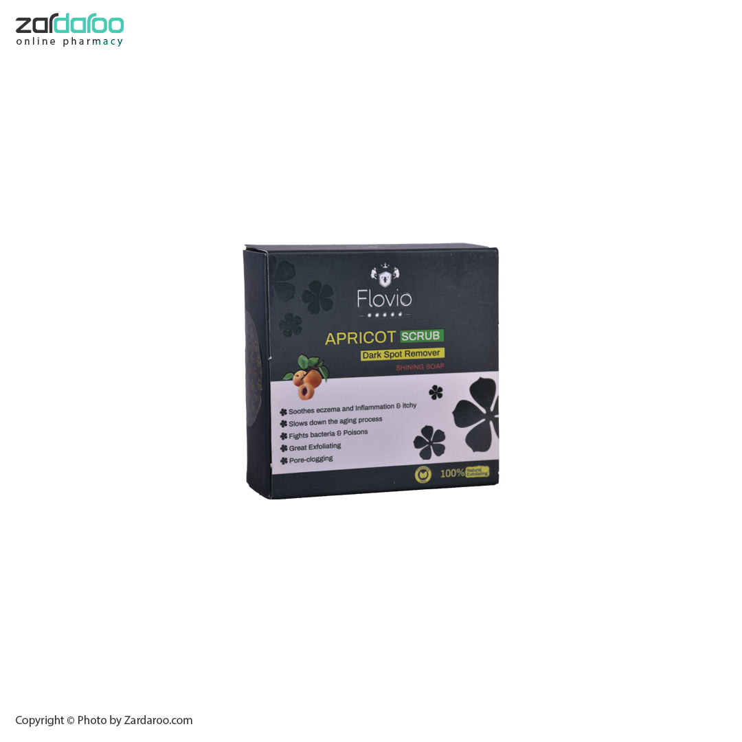صابون اسکراب زردآلو فلویو Flovio 4 صابون اسکراب زردآلو فلویو Flovio