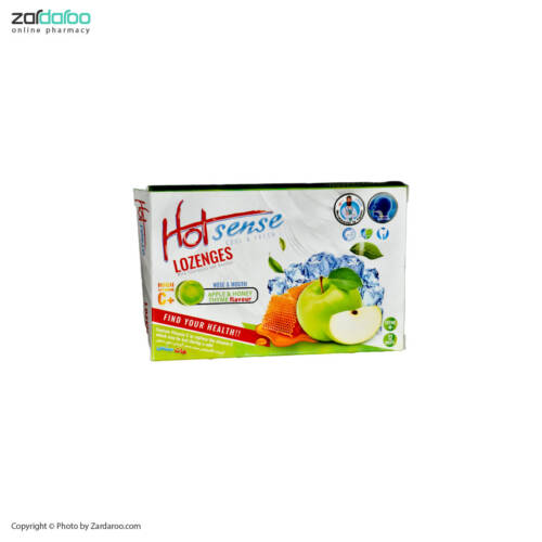 سیب آبنبات سرد اکالیپتوس سیب عسل و آویشن هات سنس Hot Sense