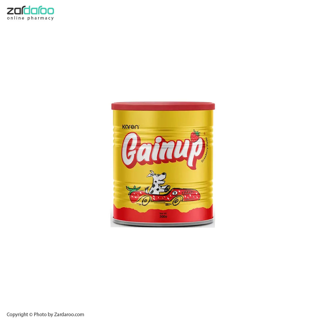 گین اپ باطعم توت فرنگی 300 گرمی کودکان کارن Karen 8 گین اپ باطعم توت فرنگی 300 گرمی کودکان کارن Karen