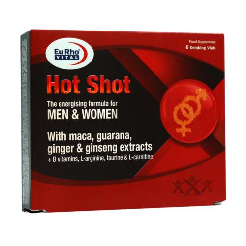Eurhovital Hot Shot 6 Drinking Vials ویال خوراکی 6 عددی هات شات یوروویتال Eurhovital