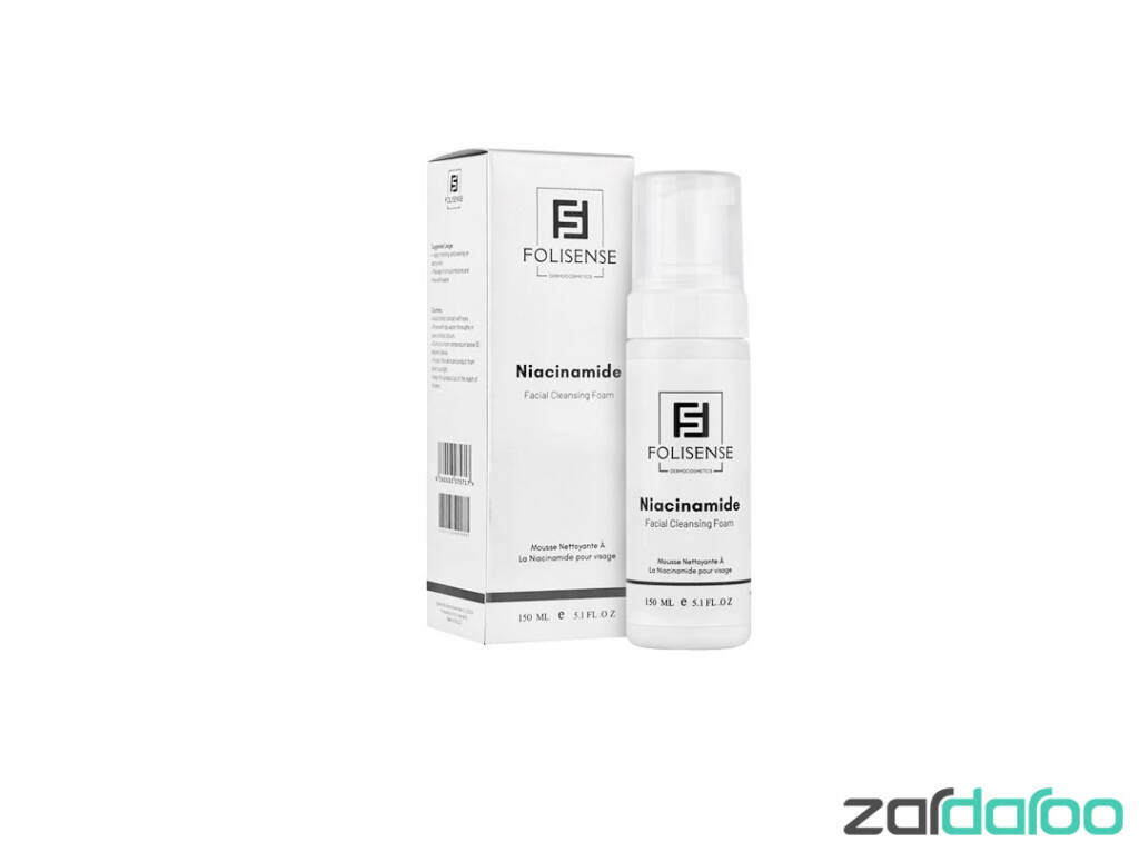 فولی سنس (FoliSense) 8 فوم شستشو نیاسینامید فولی سنس فولی سنس (FoliSense)