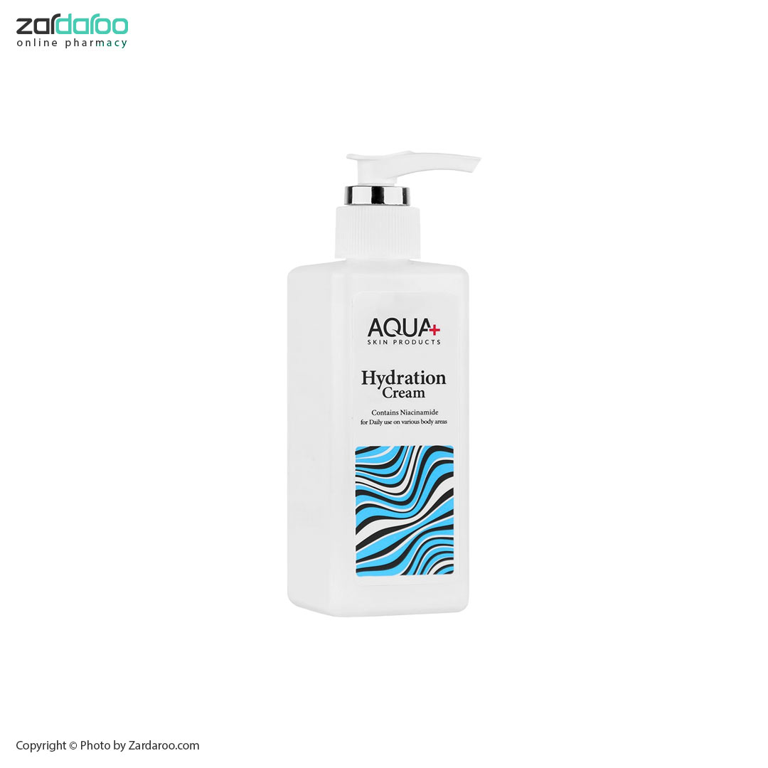 کرم مرطوب کننده و آبرسان آکوا پلاس کرم آبرسان و مرطوب کننده پوست نیاسینامید آکوا پلاس Aqua Plus