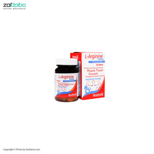 69 قرص ال آرژنین 1000 میلی گرم هلث اید Health Aid
